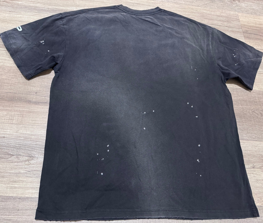 Sun fade Paint Splatter Vintage Tee